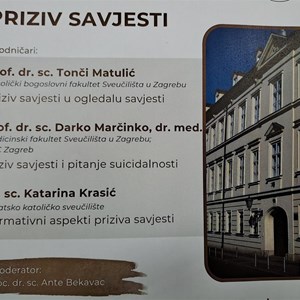 Priziv savjesti - Teološko-pastoralni razgovori